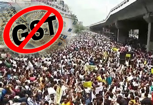Ghaziabad traders hold protest march against GST