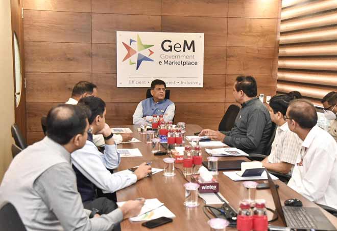 Commerce Minister Piyush Goyal discusses measures to enhance procurement through GeM