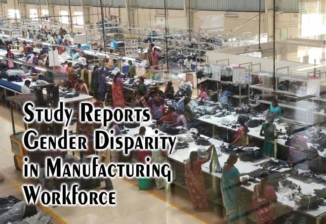 Study reports gender disparity in manufacturing workforce