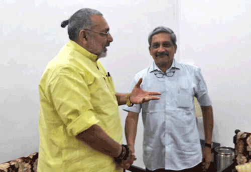 MoS MSME- Goa CM hold discussions on how MSME can play important role in Goa's development