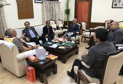 MSME Minister holds departmental meeting as Winter Session in parliament starts from today