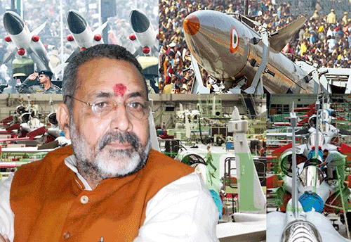 No specific scheme implemented by MoMSME to boost MSME sector’s role in defence mfg: Giriraj Singh