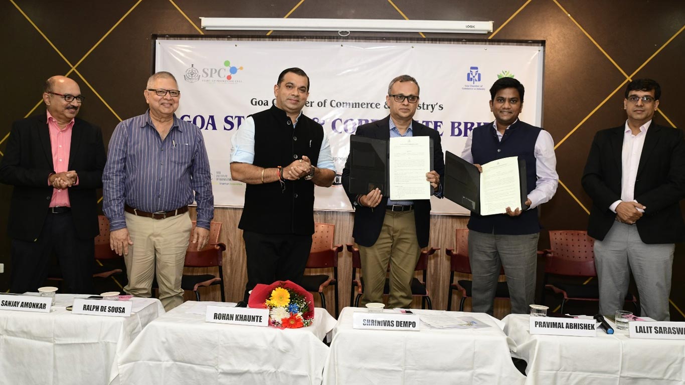 Goa’s Startup Cell Join Hands With GCCI To Mentor Startup In State