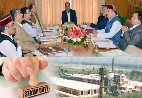 Industry department to refund 3% stamp duty charged from the industrialists: HP Cabinet