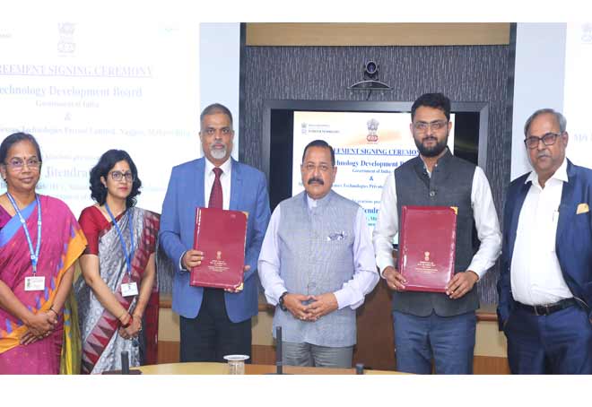 Govt provides Rs 3.29 cr financial aid to startup for domestic development of Hydrogen Sensing & Analysis Tech