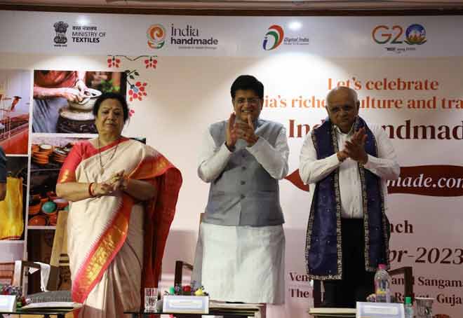 Union Minister Piyush Goyal launches e-commerce portal exclusively for handloom & handicraft industry