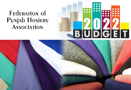 Union Budget 2022:  Punjab hosiery association seeks government intervention in cutting down raw material cost
