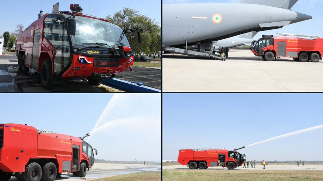 Noida Based MSME Becomes First Indigenous Supplier Of Crash Fire Tender For Indian Air Force
