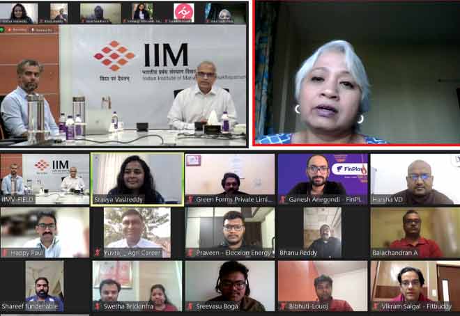 IIM Vizag to handhold 15 startups under newly launched Nidhi programme