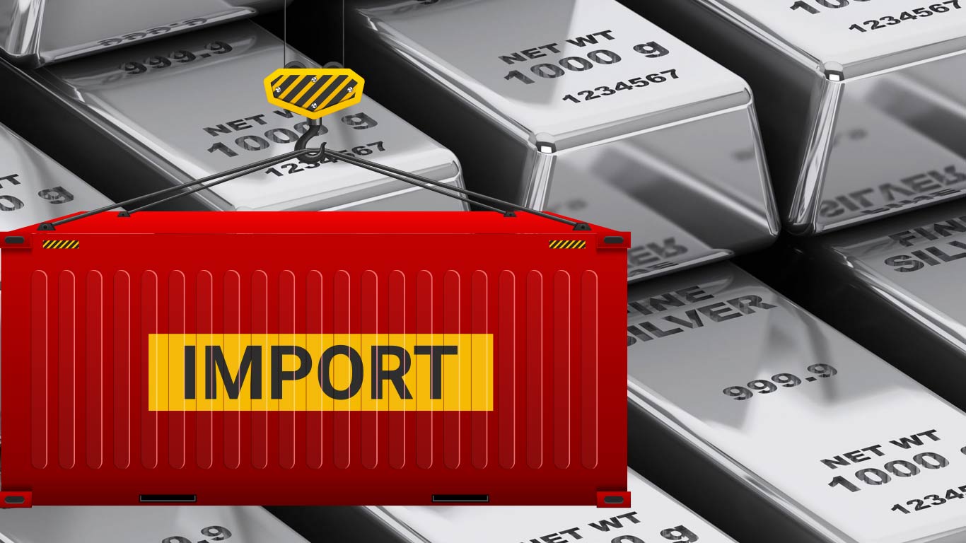 Massive Increase In India's Silver Imports; Surpass Last Year's Qty In Jan-April