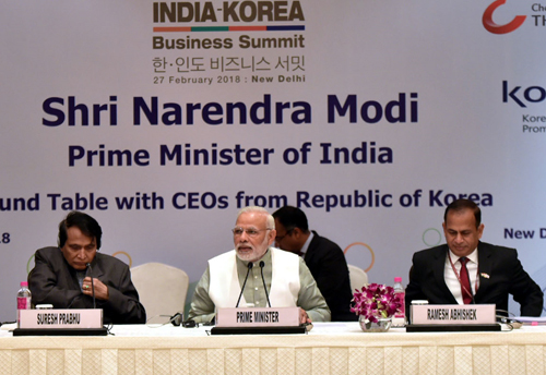 India ready for business, a free destination for Enterprise : PM Modi at India Korea Business Summit