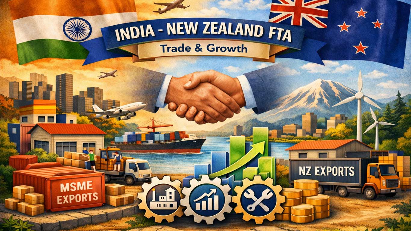 FIEO Welcomes India–New Zealand FTA, Sees Boost For Exports And MSMEs 