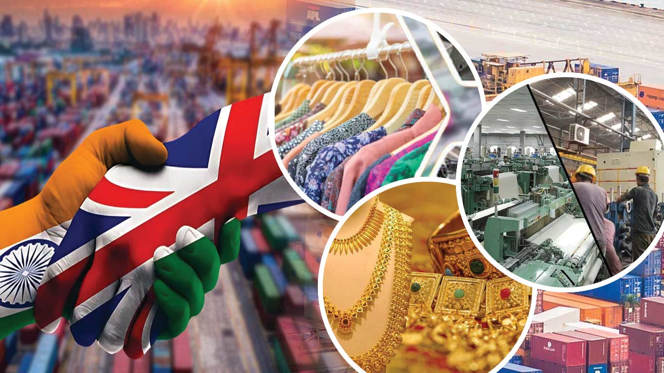 India–UK CETA to Boost Coimbatore’s Exports Across Textile, Jewellery, and MSMEs