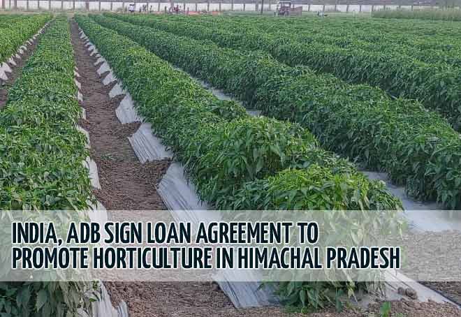 India, ADB sign loan agreement to promote horticulture in Himachal Pradesh