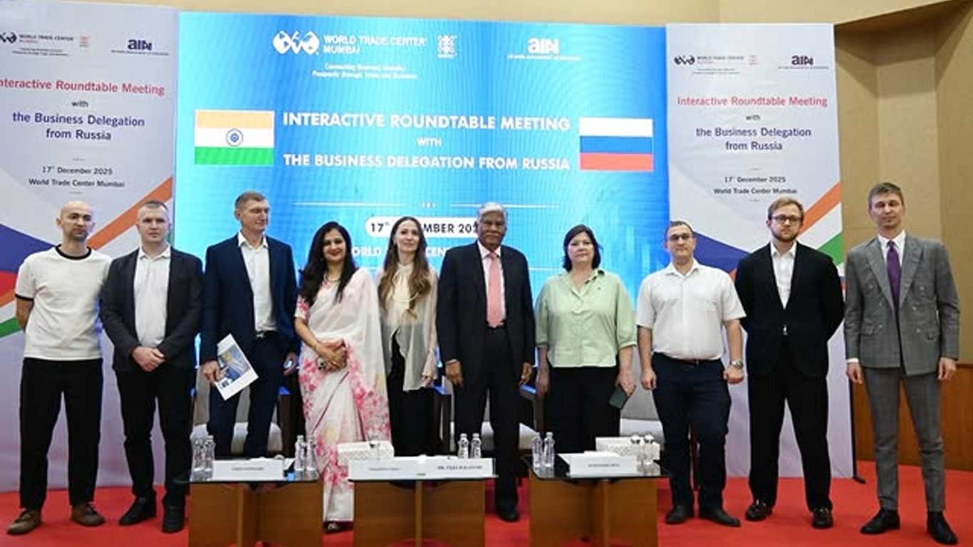 India, Russia Explore New Trade, Investment & Tech Partnerships At WTC Mumbai–AIAI Roundtable