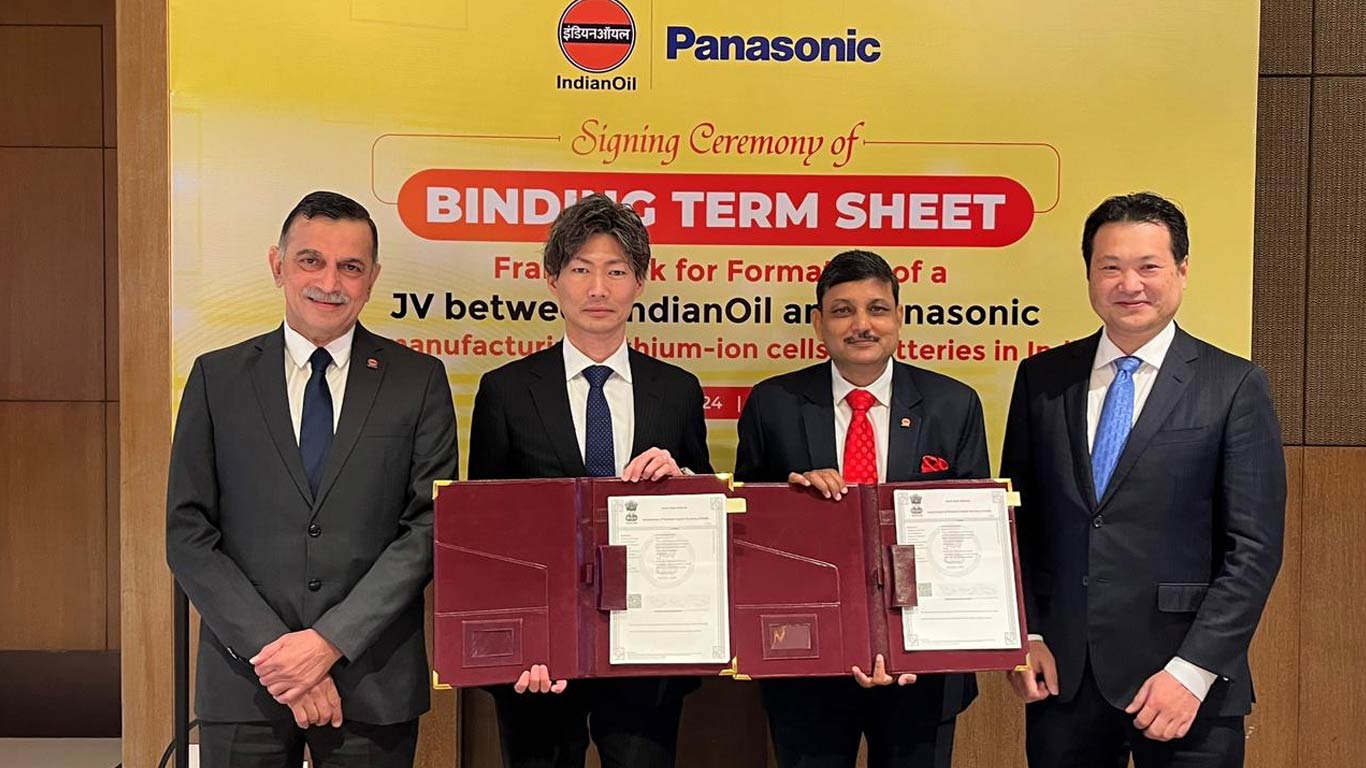 Indian Oil Partners With Panasonic To Build Lithium-Ion Battery Plant