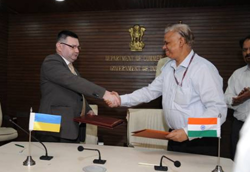 India-Ukraine signs protocol to review trade & cooperation in field of SMEs
