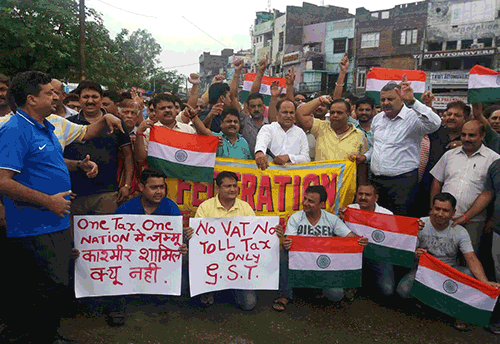 Traders Federation Jammu threaten to keep shutters down until GST is implemented with amendments