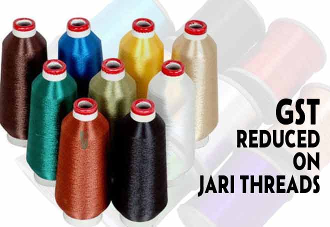 Surat’s Jari manufacturers welcome govt’s move to reduce GST on jari threads