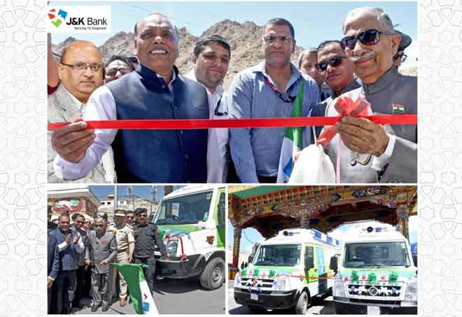 J&K Bank on Wheels launched to offer services in remote areas of Ladakh