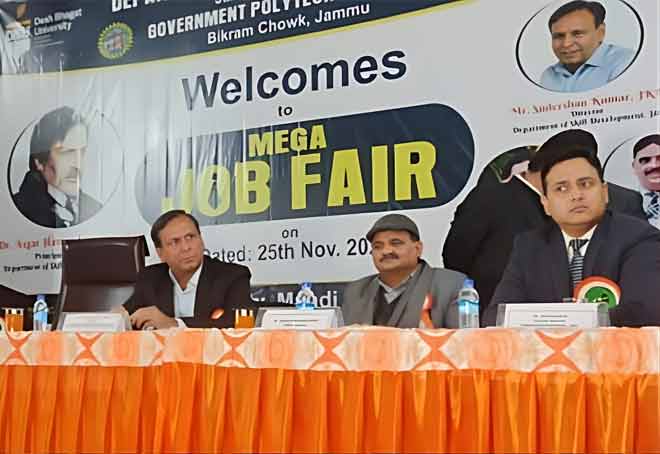 J&K Skill development dept holds mega job fair in Jammu