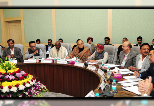 Banks - Financial institutions meet Fin Min Jaitley ahead of Budget 2018-19