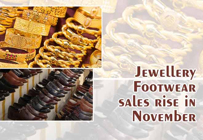 Jewellery, Footwear sales rise in November by 23% and 29%: Retail Survey