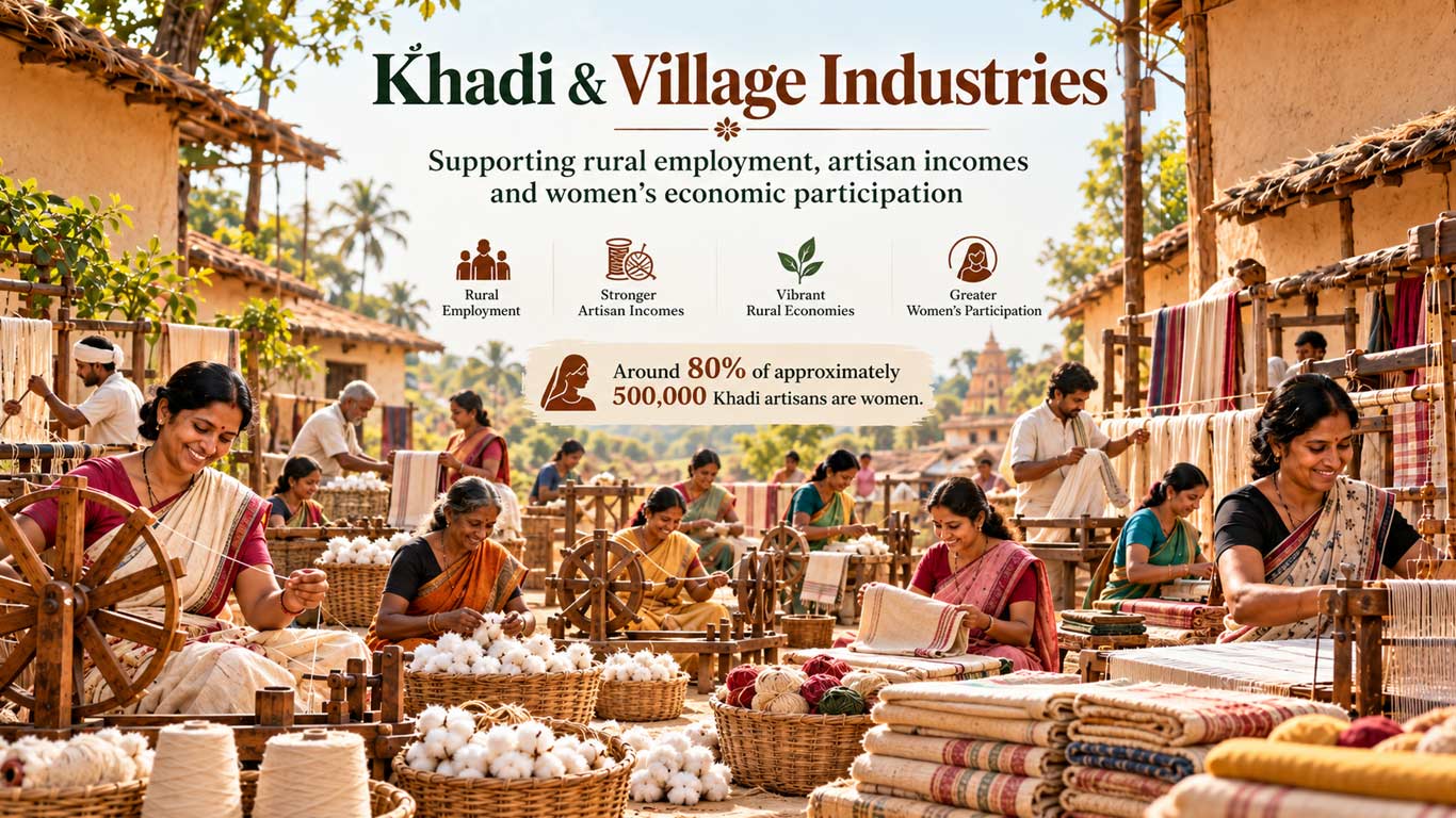 Khadi Schemes Help Boost Artisan Incomes, Support Rural Employment & Sustainable Production
