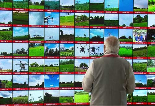 PM Modi flags off 100 Kisan Drones, would provide numerous business opportunities to MSMEs
