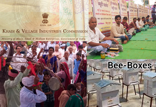 KVIC distributes 50 leather kits, 350 bee-boxes on world Tribal day in Rajasthan