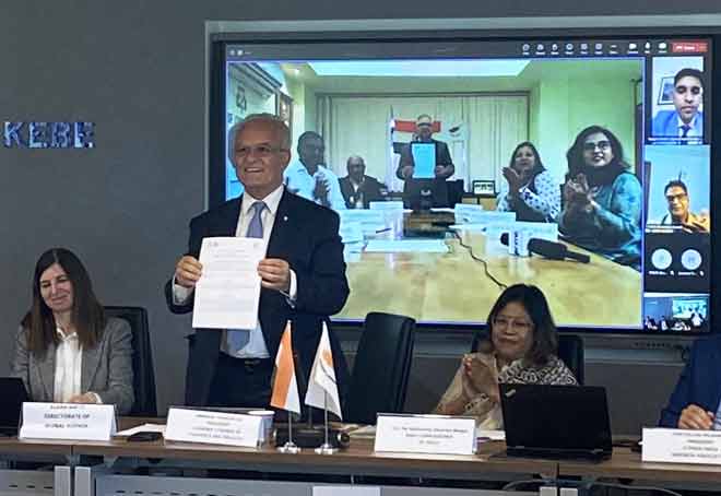 Cyprus based trade body inks MoU with Goa chamber of commerce to promote trade and investment