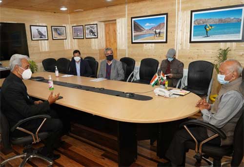 Ladakh LG seeks SIDBI support in upscaling pashmina wool and food processing MSMEs