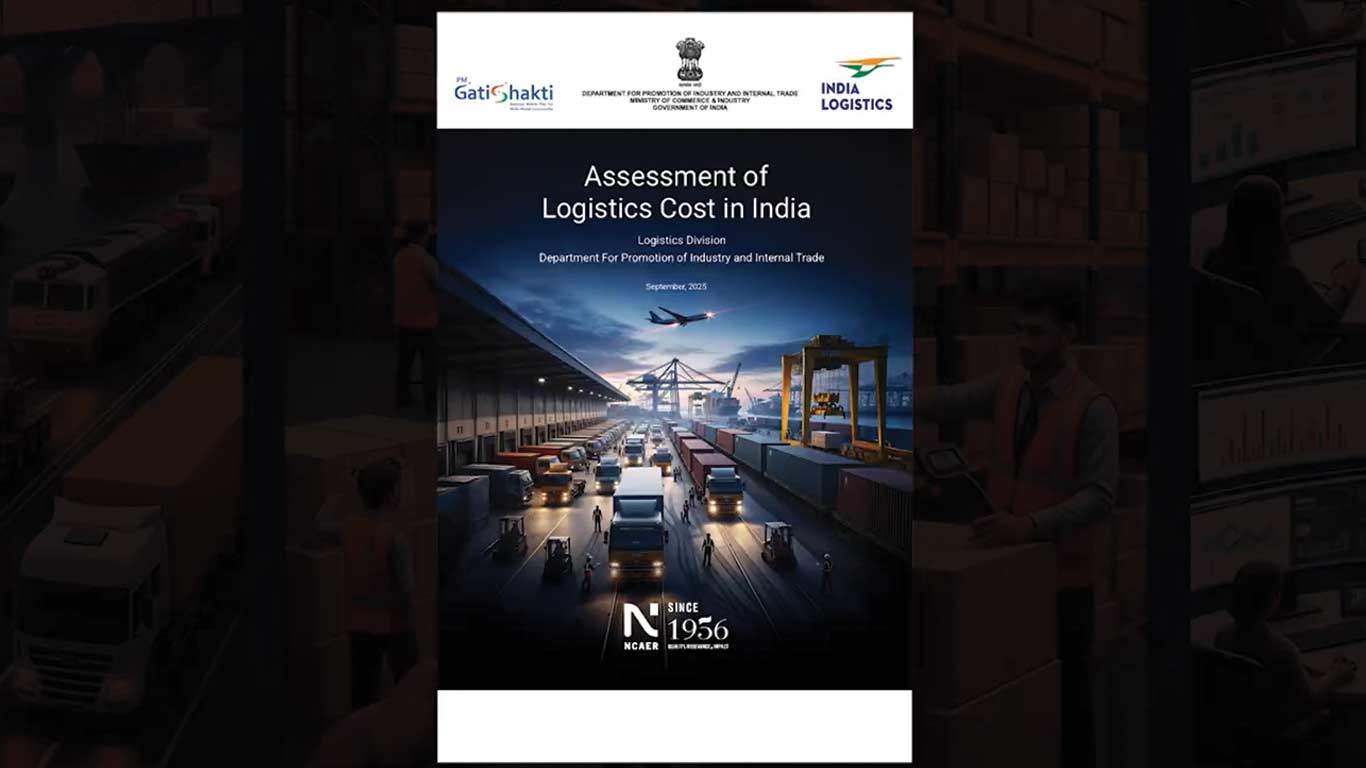 India’s First Comprehensive Logistics Cost Assessment Report Launched
