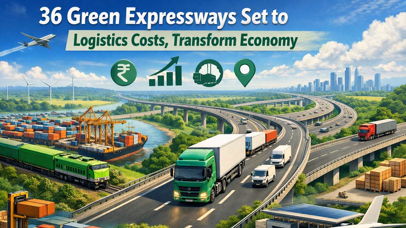 36 Green Expressways Set to Cut Logistics Costs, Transform Economy: Gadkari