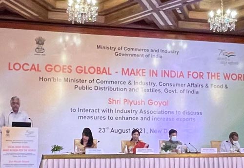 Commerce Minister meeting industry associations today in New Delhi