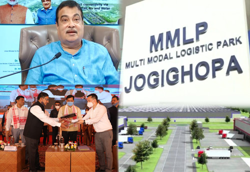 Gadkari lays foundation stone of country’s first Multi-modal Logistic Park in Assam
