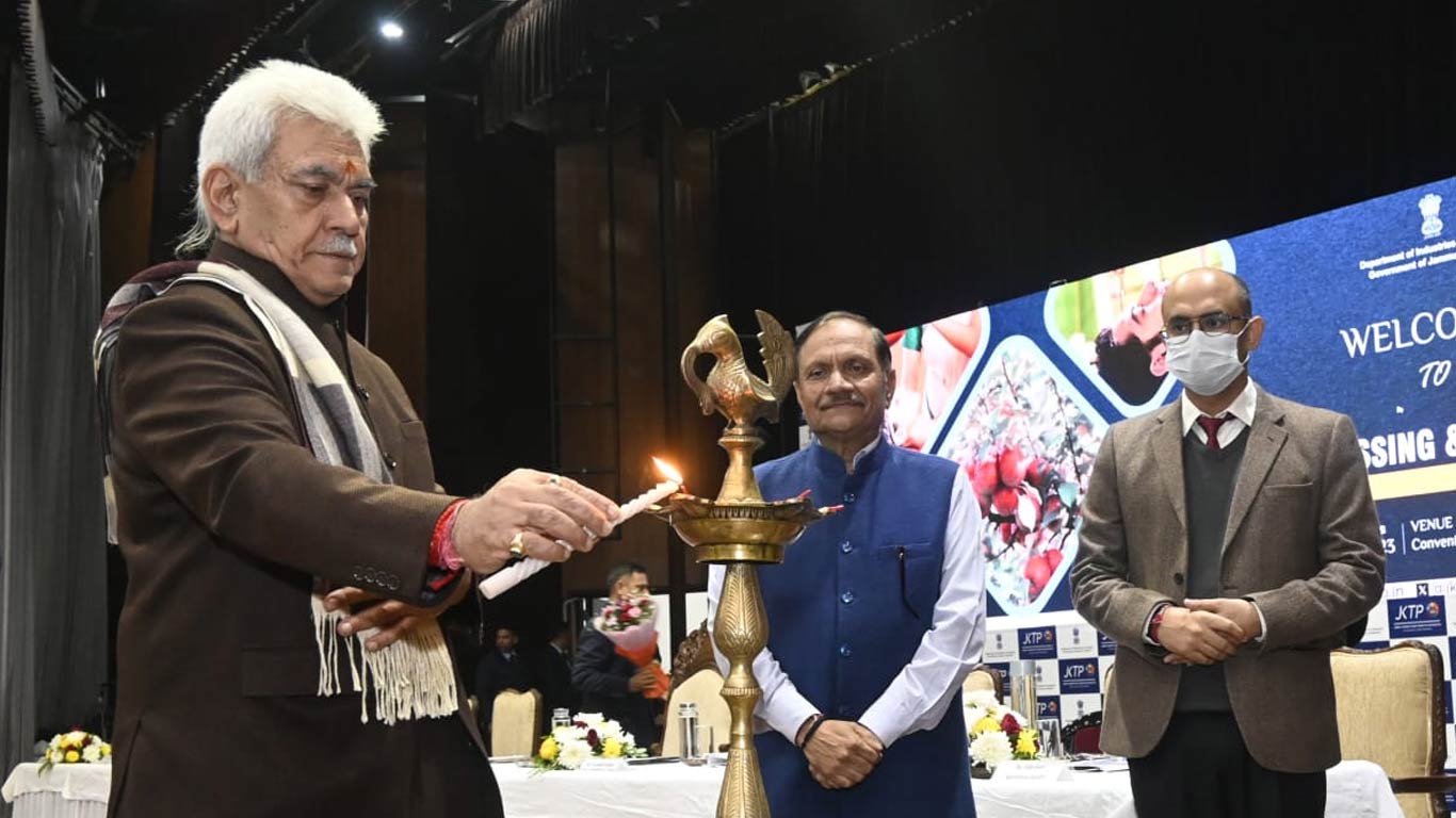 Lieutenant Governor Manoj Sinha Inaugurates J&K Food Processing and Wellness Conclave