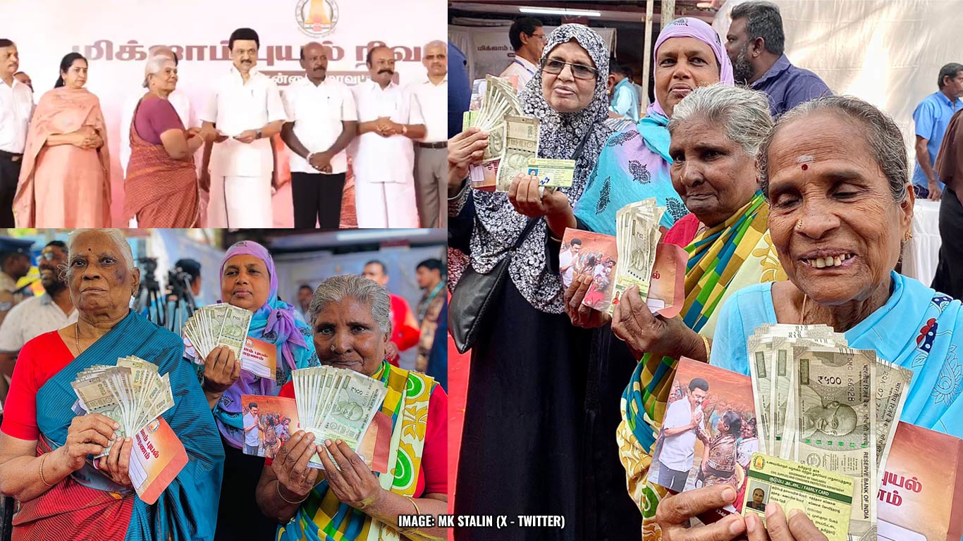 CM Stalin Starts Distributing Cyclone Flood Relief