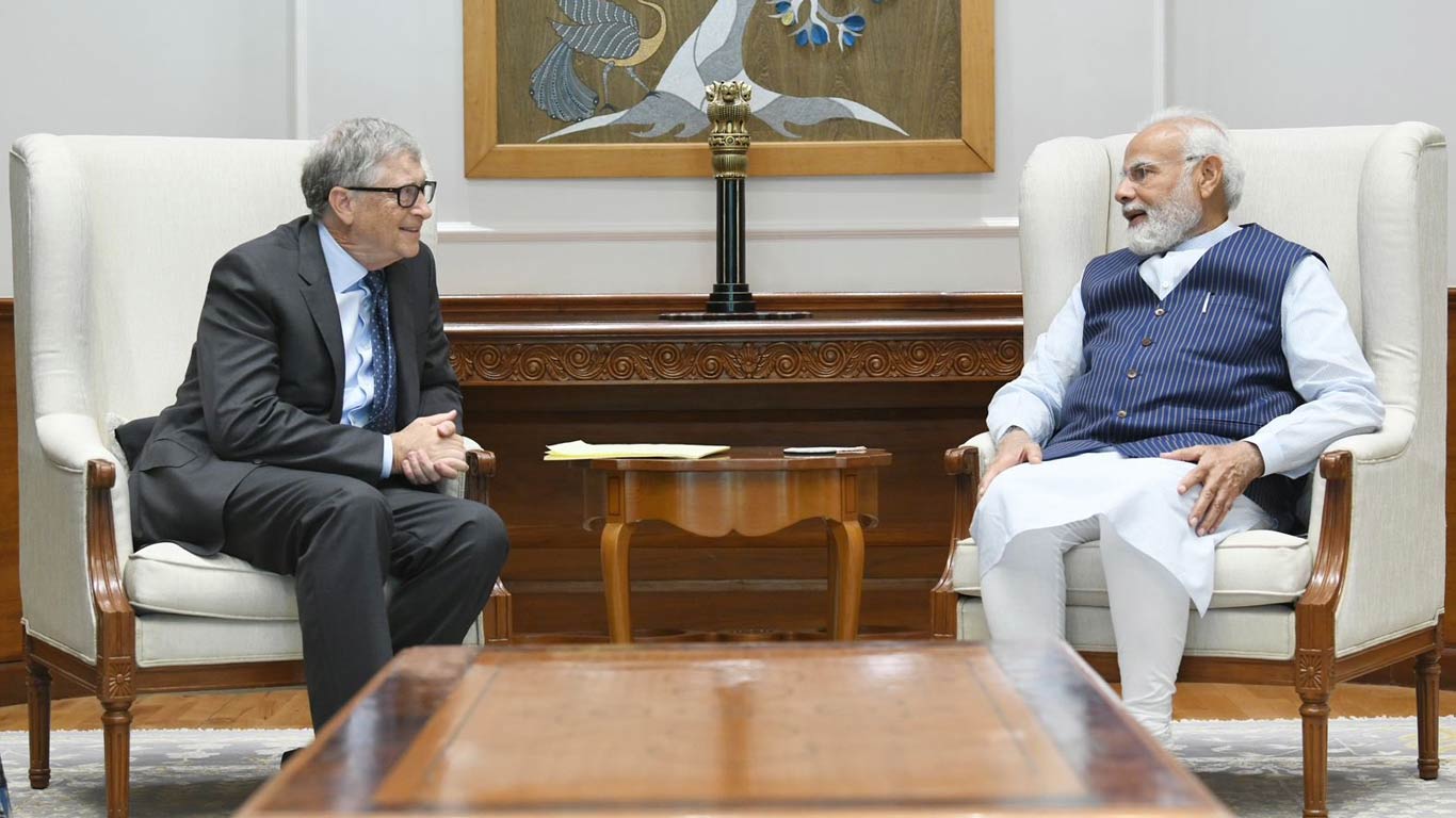 PM Modi Emphasises Technology's Role In Agriculture, Education & Health During Talks With Bill Gates
