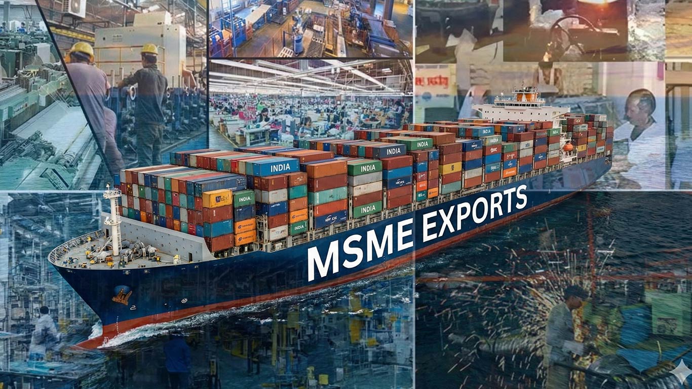 MSMEs Account For 48.55% Of India’s Merchandise Exports In FY25: Government