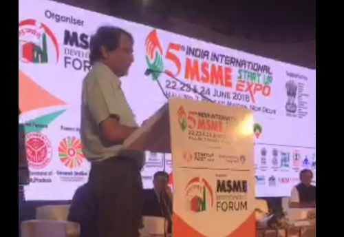 Suresh Prabhu inaugurates 5th India International MSME Start-up Expo 2018