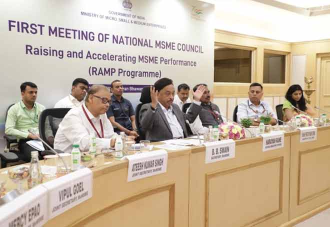 Union Minister Narayan Rane chairs first National MSME Council meet; asks States, UTs to promote and develop MSME sector