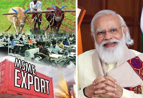 PM Modi highlights contribution of MSME sector, farmers in achieving $400 export target