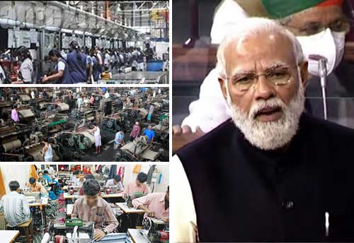 Labour intensive sectors such as MSMEs and textiles are our main focus: PM Modi