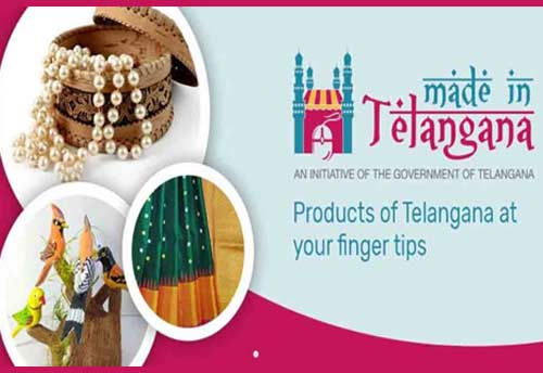 Online Mall for Made in Telangana products of MSMEs & Artisans launched