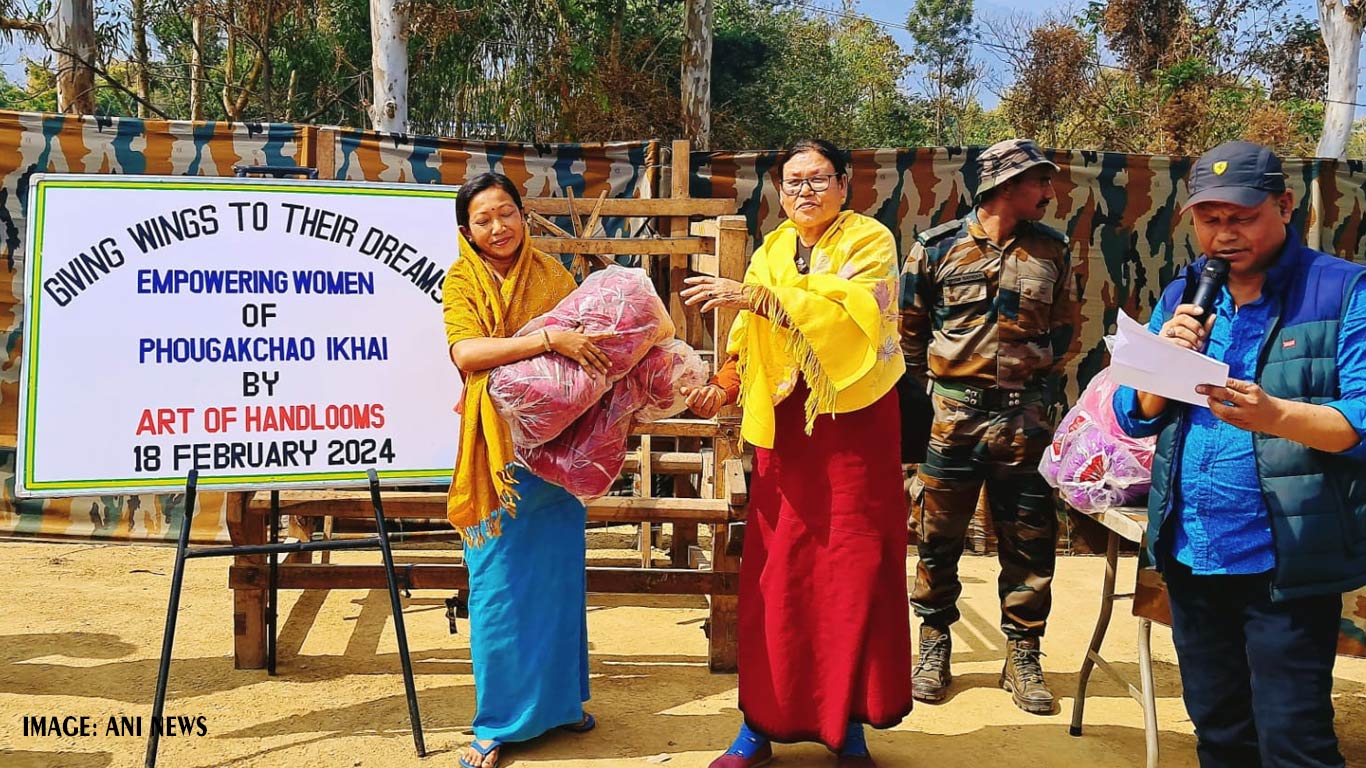 Indian Army & Manipur Govt Launch Handloom Weaving Program For Women