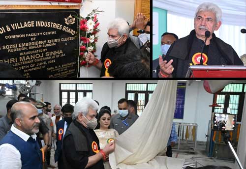 J&K LG opens SFURTI Heritage Cluster in Magam