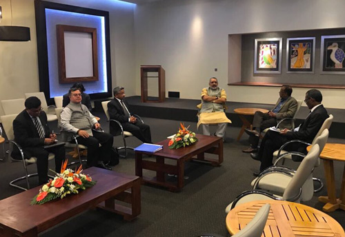 MSME Minister meets Mauritian Business Minister, cooperation in MSME sector on the agenda