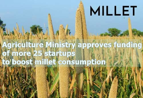 Agriculture Ministry approves funding of more 25 startups to boost millet consumption