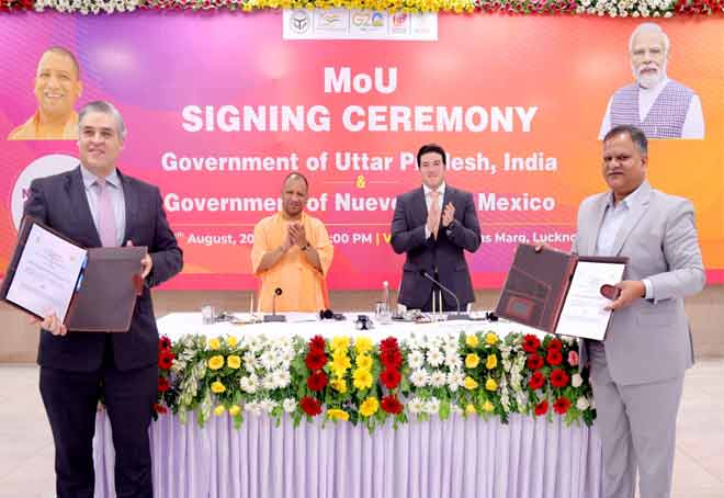 UP Govt Inks MoU With Mexican State Nuevo Leon For Investment In Tourism, Infra, Pharma, Agri Sectors